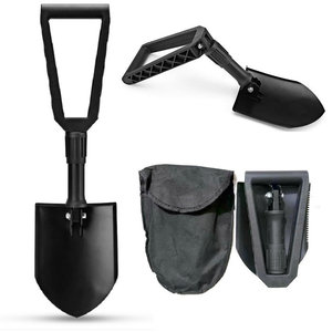 Pelle pliante multifonctionnelle, houe de camping portable pour l'extérieur, mini-outil de terrassement avec houe, directement de l'usine - Product Image 1