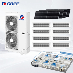 Système VRF multi-zones Gree 3-9,5 tonnes, <span class=keywords><strong>climatiseur</strong></span> central solaire à onduleur DC R410A 52 ° Projet <span class=keywords><strong>d</strong></span>'hôtel de bureau en Afrique résistant aux hautes températures - Product Image 1