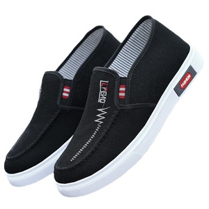 Zapatos de Lona para <span class=keywords><strong>Hombre</strong></span> 2025, Antideslizantes, Resistentes al Desgaste, Ligeros, Transpirables, Cómodos, Suaves, para Trabajar, Sin Cordones, Casuales - Product Image 5
