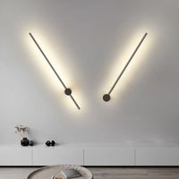 Applique murale LED de style nordique pour chambre à coucher, lampe murale de chevet, décoration murale de salon, lampe murale de fond, lampe murale de couloir