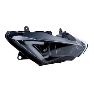 ไฟหน้ามอเตอร์ไซค์ Yongjin ความสว่างสูง สีดำ แบบ LED พร้อมไฟสูง/ต่ำ สำหรับ Kawasaki Ninja 400 - Product Image 3