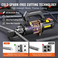 Cortadora de Varillas Ligera y Portátil de 9 kg, 1300 W, Máquina Eléctrica Manual para Cortar Barras de Acero de 4-20 mm, Corte en Frío sin Chispas