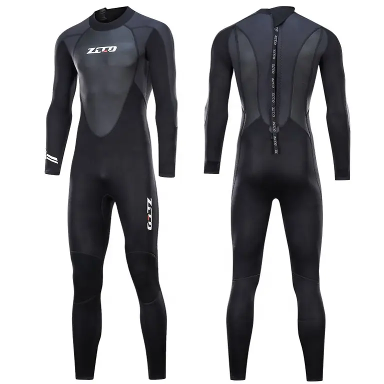 Neopreno de 3mm traje de buceo completo traje de manga larga traje de surf mantener caliente traje para los hombres y las mujeres