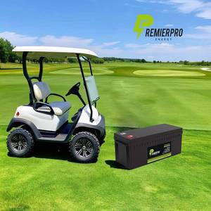 BMS 12V/24V/48V LifePo4 Batería de almacenamiento de energía Fosfato de hierro y litio 50Ah/100Ah/200Ah para carros de golf - Product Image 1