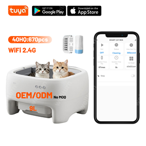 <span class=keywords><strong>Arenero</strong></span> <span class=keywords><strong>Autolimpiable</strong></span> Automático Extragrande Controlado por APP Inodoro Inteligente <span class=keywords><strong>para</strong></span> Gatos Múltiples de Fácil Limpieza - Product Image 1
