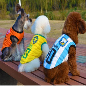 Holesale-Ropa deportiva para perros, jersey de fútbol para mascotas - Product Image 3