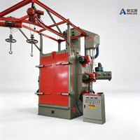 Machine de sablage à crochets sur mesure pour l'élimination de la rouille et le renforcement de surface des pièces forgées et moulées