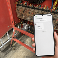 Transformateur de courant AC à noyau divisé WiFi RJ45 0-1500A Classe 1.0 IP65 Modbus RTU pour HVAC et bâtiments