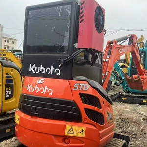 La excavadora Kubota U20 original de segunda mano procedente de Japón es una excavadora sobre orugas en miniatura adecuada para proyectos de demolición en interiores. - Product Image 4