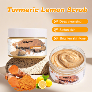 Zerdeçal ve Limon Vücut Peelingi, Gliserin İçeren Yüz İçin Peeling, Nemlendirici ve Beyazlatıcı, Tüm Cilt Tipleri İçin - Product Image 6