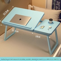Bureau en bois pliable ergonomique et réglable pour la maison, le bureau, la chambre, le salon, l'école, table d'ordinateur moderne, portable et compacte