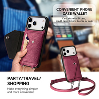 Étui de téléphone magnétique en cuir véritable de luxe avec protection pour iPhone 17 18 Pro Max – Commande en gros et vente au détail