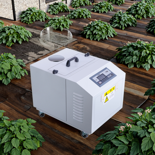 YOTREE New 2025 Electric 220V Ultrasonic Industrial Humidifier 9L Max Mist Maker 304 Stainless Steel Tank for Restaurant Farm