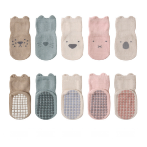 Anti Slip Macio Algodão Bebê Meias Silicone Grips Atacado Respirável Crianças Meias - Product Image 1