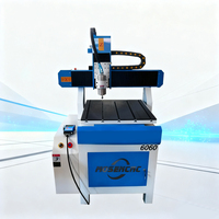 Machine de fraisage CNC Jinan 6060, machine de fraisage CNC industrielle à 3 axes et mini-fraiseuse équipée d'un fraiseur à bois CNC