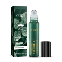 Sérum Contour des Yeux OUHOE Menthe à Rouleau Hydratant et Raffermissant – Produit Phare Transfrontalier