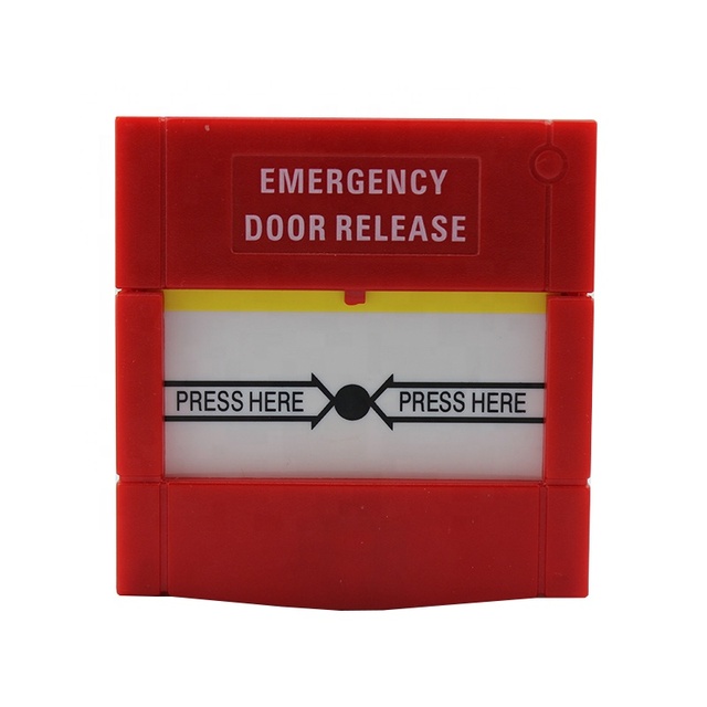 2024 Fire Alarm Emergency Break Glass Switch Manual Exit Push Button Switch