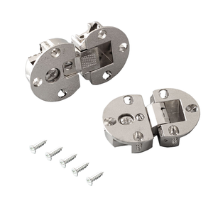 Charnière en alliage de zinc à 180 degrés, réglable, pour <span class=keywords><strong>table</strong></span> pliante, charnière dissimulée pour <span class=keywords><strong>table</strong></span> basculante, charnière ronde – Vente chaude - Product Image 2