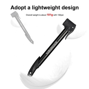 <span class=keywords><strong>Pompe</strong></span> à <span class=keywords><strong>main</strong></span> pour vélo ZOYOSPORTS en alliage d'aluminium miniature, gonfleur de pneus haute performance, <span class=keywords><strong>pompe</strong></span> à vélo portable - Product Image 3