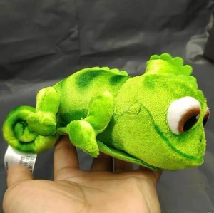 Peluche explosive Rapunzel Caméléon, figurine assise à porter sur l'épaule, en peluche courte, avec aimant, jouet lézard, cadeau, 11-30 cm, rembourrage en coton 7D, 7-14 ans - Product Image 2
