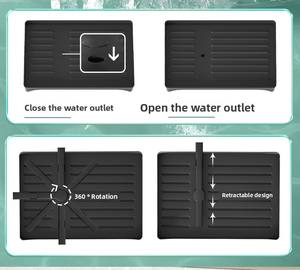 Escurridor de Platos de Acero al Carbono de Doble Capa, Multifuncional, Plegable, Organizador de Platos para Cocina - Product Image 6