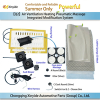 Kit de mise à niveau universel pour sièges de voiture avec ventilation, chauffage et massage pneumatique à 4 points, pièces de rechange avec commande par interrupteur de style Audi