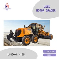 Niveleuse à moteur Liugong 4165D d'occasion, 2026, 1 heure de fonctionnement, bien entretenue pour les travaux de construction routière