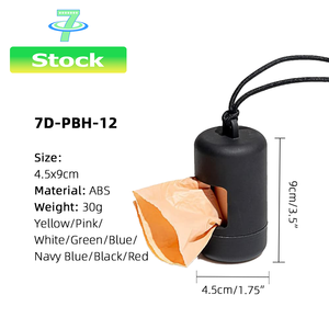 Distributeur de sacs à excréments portable 7D de haute qualité en ABS, non pliable, pour le transport de chiens en voyage - Product Image 2