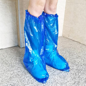 Fundas desechables impermeables para zapatos, fundas largas y gruesas para días lluviosos, fundas para botas, fundas para pies para rafting al aire libre, fundas para botas - Product Image 4