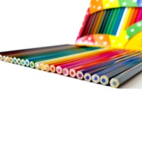 Crayons de couleur 24 couleurs, haute qualité, personnalisation en gros, dessin pour étudiants, remplissage, cadeau de bureau, promotion