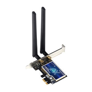 <span class=keywords><strong>Carte</strong></span> Réseau Sans Fil Wi-Fi 6 <span class=keywords><strong>PCI</strong></span>-E pour Ordinateur de Bureau, Double Bande 2.4GHz/<span class=keywords><strong>5GHz</strong></span>/6GHz, 2-en-1, Adaptateur Wi-Fi BLE <span class=keywords><strong>PCI</strong></span>-E PCIe MT7921 - Product Image 2