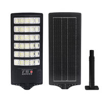 Lampe Solaire Intégrée OEM ODM 300W IP65 avec Télécommande, Kit Panneau Solaire ABS, 5730 LED, Allumage Crépusculaire, Tout-en-un, pour Éclairage Public Solaire
