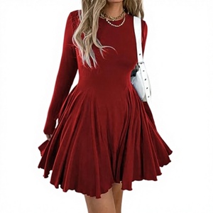 2026 Nueva Colección Otoño: Blusa Elegante de Mujer de Alta Calidad, Ajustada, de Color Liso, Manga Larga, Cuello Mao, Abotonada, Antiestática - Product Image 1