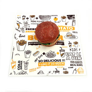 Papier sulfurisé pour emporter les hamburgers et les sandwichs - Product Image 3