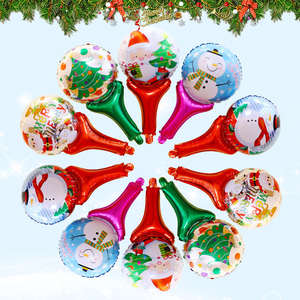 Yeni varış noel balon tutan sopa noel dekorasyon folyo helyum Globos balonlar çocuk oyuncakları - Product Image 1