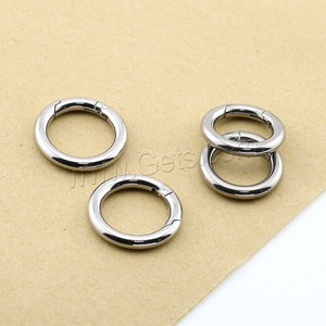 New 316 Stainless Steel Snap <strong>Clasp</strong> DIY O <strong>Ring</strong> <strong>Clasp</strong> for Jewelry Making - Product Image 3