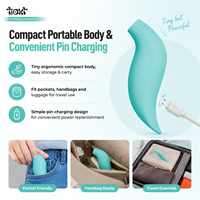 Vibrador de Succión Clitoriana para Adultos, 10 Modos de Vibración, Estimulador de Punto G, Vibrador Clitoriano con Forma de Lápiz Labial, Juguetes Sexuales para Mujeres