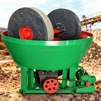 Broyeur à moulin à sec industriel pour le traitement des minerais d'or en Afrique