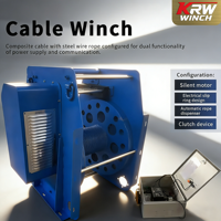 Treuil à câble électrique à anneau de contact fourni par le fabricant - Treuil à câble métallique industriel avec câble composite