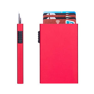 Tarjetero de Aluminio para Hombre con Bloqueo RFID, Cartera Delgada con Bloqueo RFID, Monedero Metálico, Caja para Tarjetas Metálica - Product Image 5