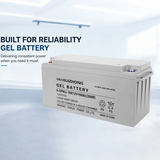 China Manufacturer 12V 150Ah Deep Cycle GEL Battery Lead Acid VRLA Rechargeable Battery for Home Energy Storage