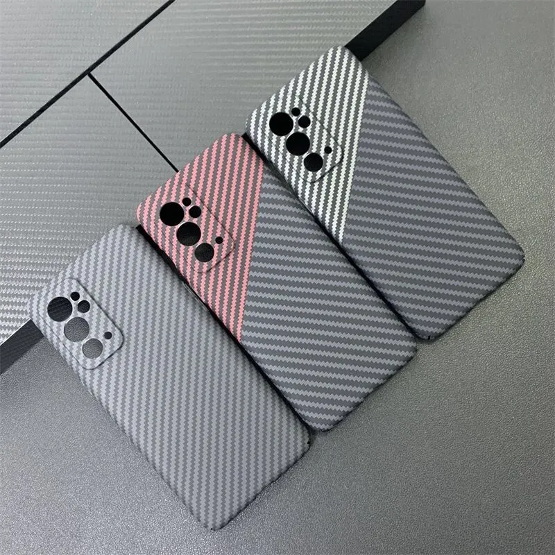 Matte Ultra Thin Hard Case For Oneplus 9 Pro 9 RT 9R 8 8T PC Carbon Fiber Texture Pattern Phone Cover For One Plus 9RT 9Pro 8Pro