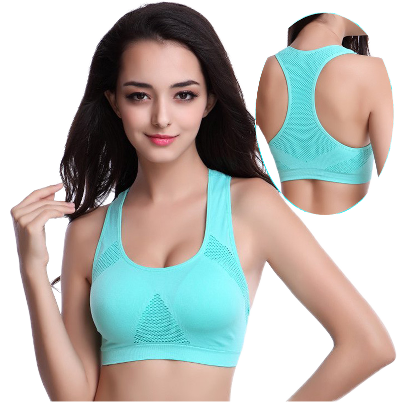Medium Support Sports Wholesale Women's Padded Gym Bra Tank Top Breathable Quick Dry Digital Front Sports Underwear for Fitness