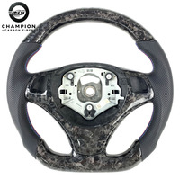 Volant en fibre de carbone forgé pour BMW E81 E82 E87 E88 E90 E91 E92 E93 M3 M4 Accessoires de voiture de sport 2009 2010 2011 2012 2013