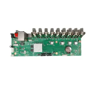 OEM DVR papan sirkuit cetak hibrida elektronik 16CH 16 saluran DVR mainboard