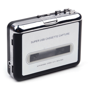 Convertidor de casete USB, cinta de casete <span class=keywords><strong>a</strong></span> <span class=keywords><strong>MP3</strong></span>/<span class=keywords><strong>WAV</strong></span>, reproductor de música de audio digital, convertidor de grabadoras y reproductores de casete - Product Image 1