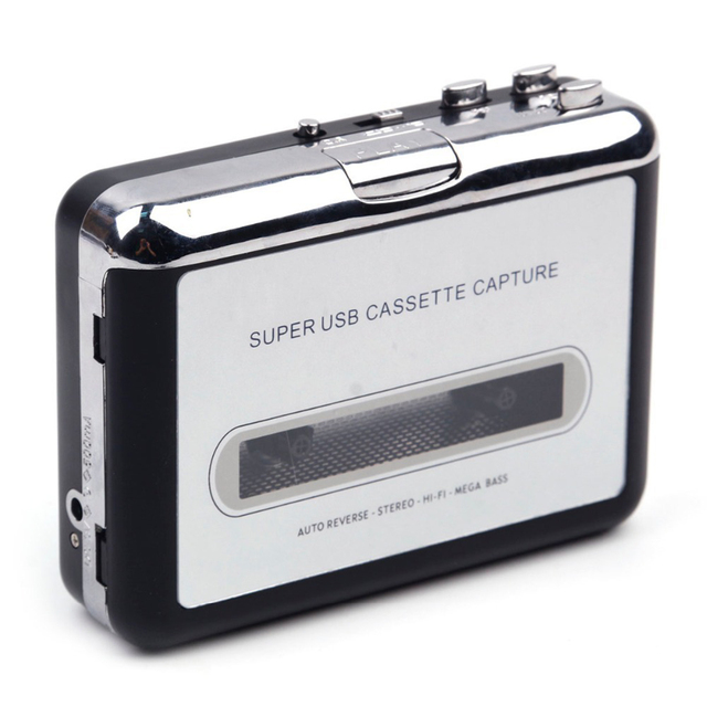 USB Cassette Converter Cassette Tape to MP3/WAV Digital Audio Music Player Cassette Recorders & Players Converter