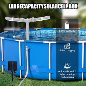 Fontaine <span class=keywords><strong>de</strong></span> <span class=keywords><strong>piscine</strong></span> solaire portable et pliable avec lumières RGB, cascade et double pulvérisateur réglable pour <span class=keywords><strong>piscine</strong></span> creusée - Product Image 2