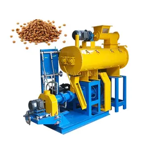 High Performance Animal Feed Pallet Machine / Dry Pet Food Making Machine / Dog Food Extruder Machine