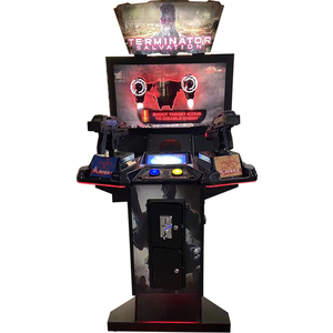 42LCD <span class=keywords><strong>Terminator</strong></span> <span class=keywords><strong>Salvation</strong></span> Máquina de juego de disparos eléctrica Máquina de juego que funciona con monedas para interiores Popular para centro de juegos temáticos - Product Image 1
